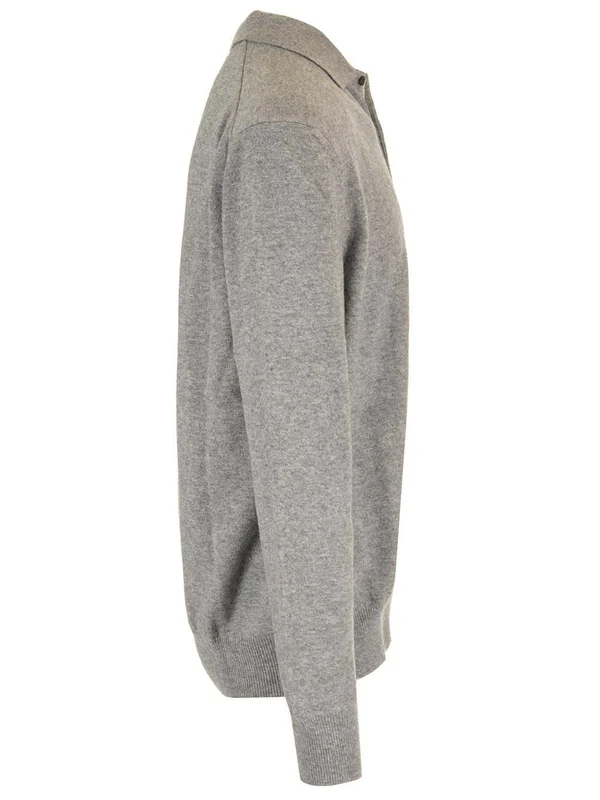 Wool Polo Sweater - Image 3