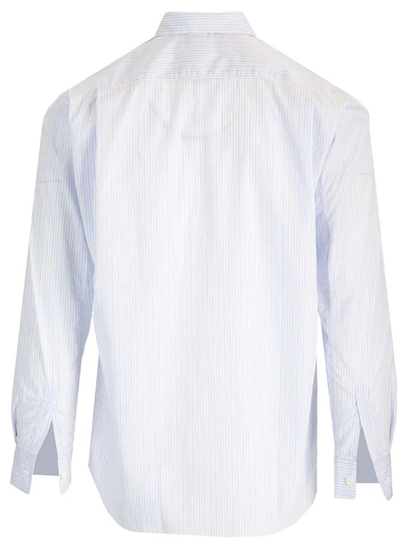Stripe Poplin Cotton Shirt - Image 2