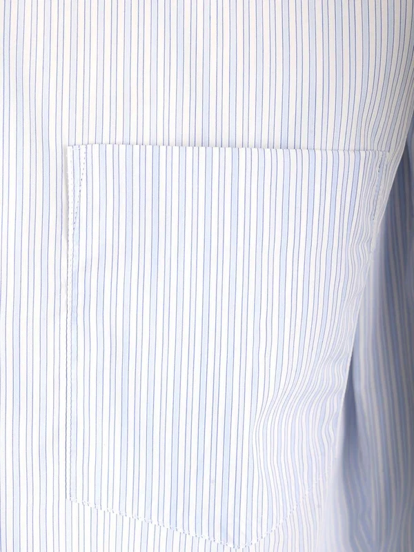 Stripe Poplin Cotton Shirt - Image 3
