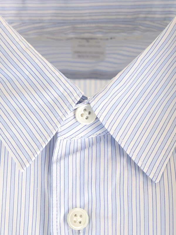 Stripe Poplin Cotton Shirt - Image 4