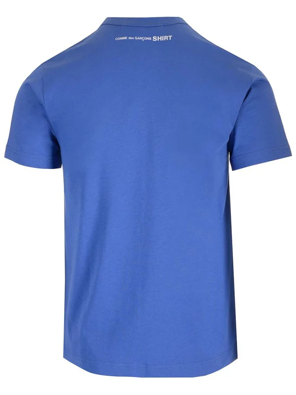 Back Logo Printed Cotton Short-sleeve T-shirt - Image 2
