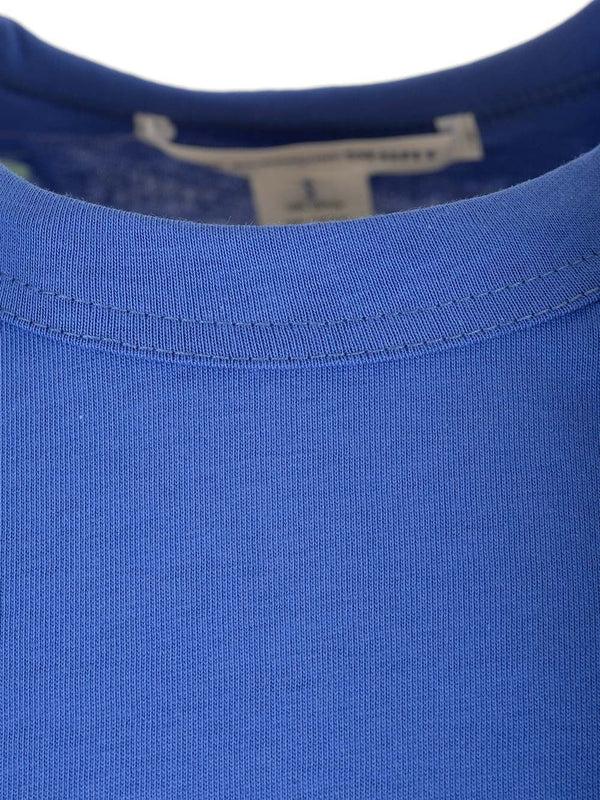 Back Logo Printed Cotton Short-sleeve T-shirt - Image 3