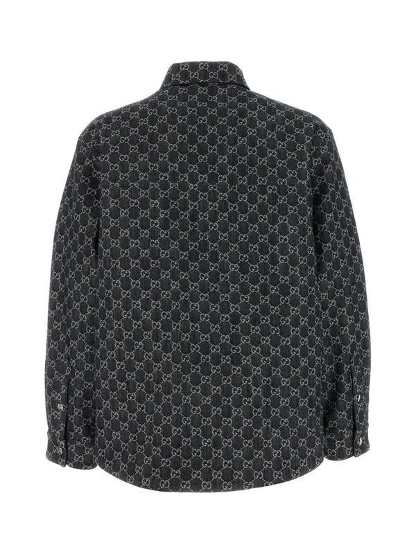 GG Reversible Denim Shirt - Image 2