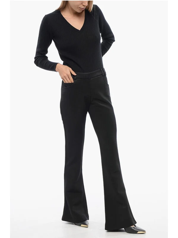 Flare Viscose Blend Pants - Image 3