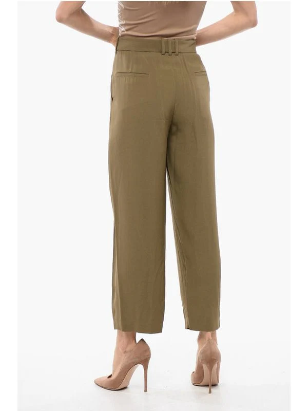 Front Pleat Tapered Pants - Image 2