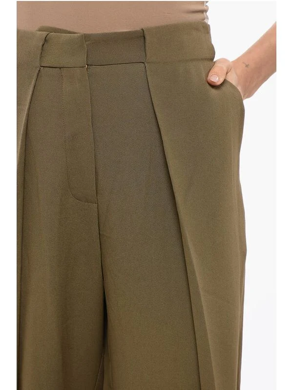 Front Pleat Tapered Pants - Image 3