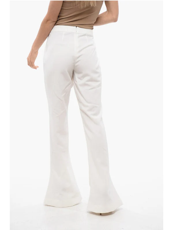 Flare Wool Pants - Image 2