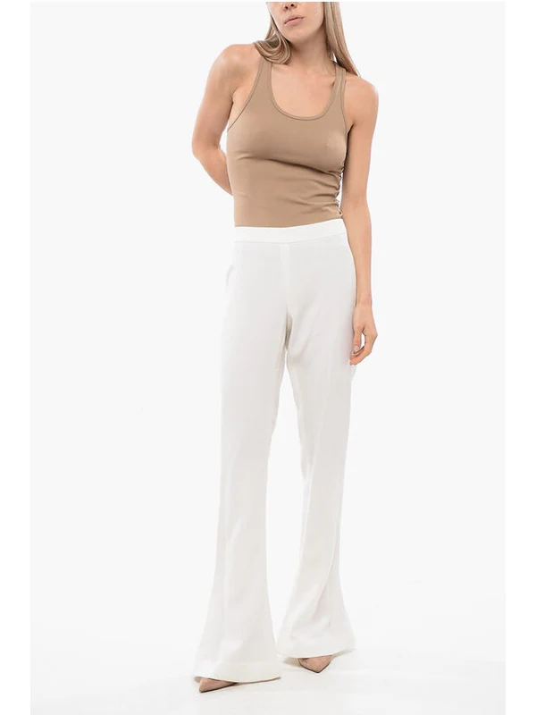 Flare Wool Pants - Image 4