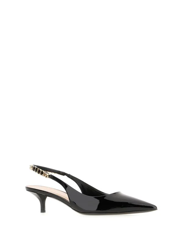 Signoria Patent Leather Slingback Heels - Image 2