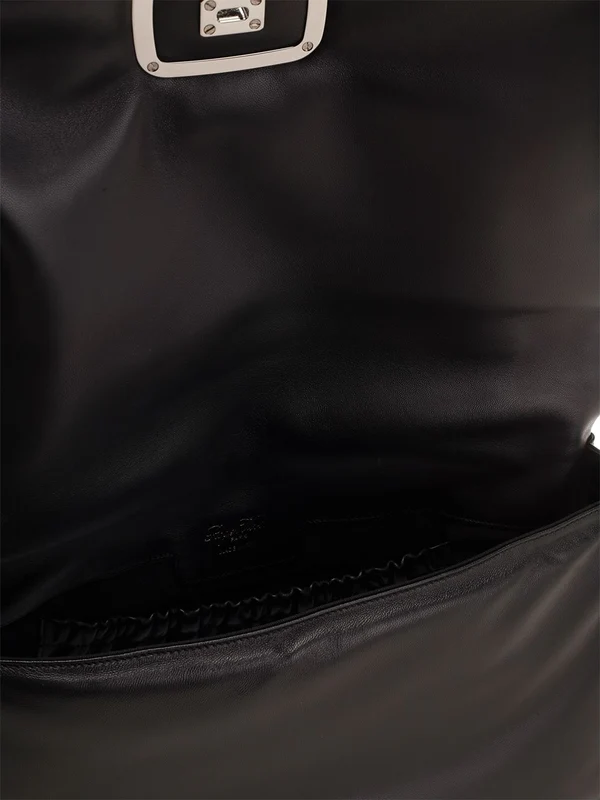Viv Choc Nappa Leather Shoulder Bag - Image 4