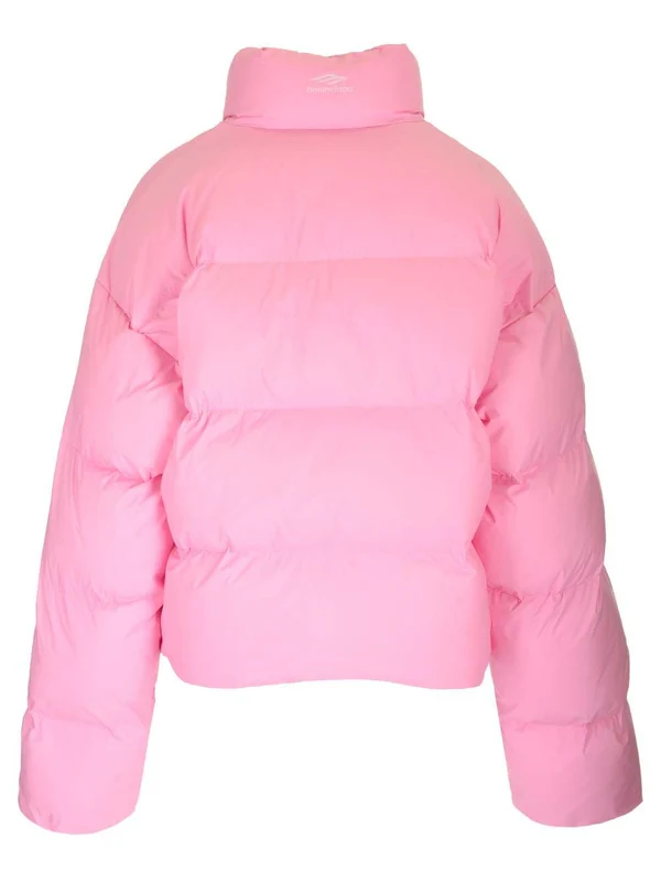 Ski Cropped Nylon Down Jacket - Image 2