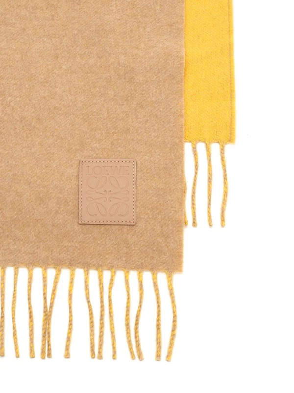 Anagram Two-tone Wool Cashmere Muffler - Image 2