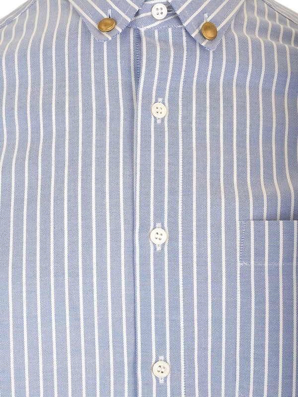 Stripe Oxford Cotton Shirt - Image 3