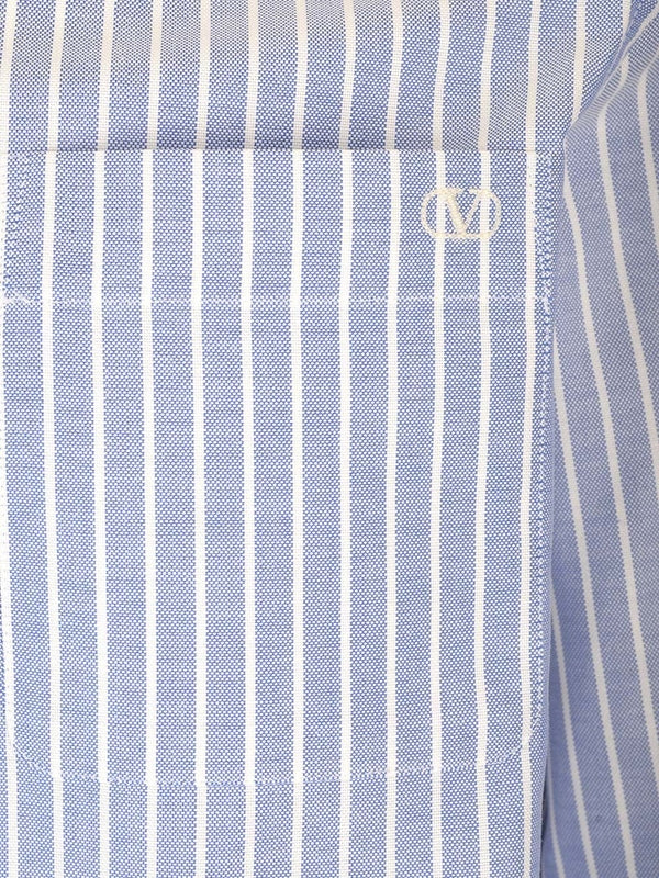 Stripe Oxford Cotton Shirt - Image 4