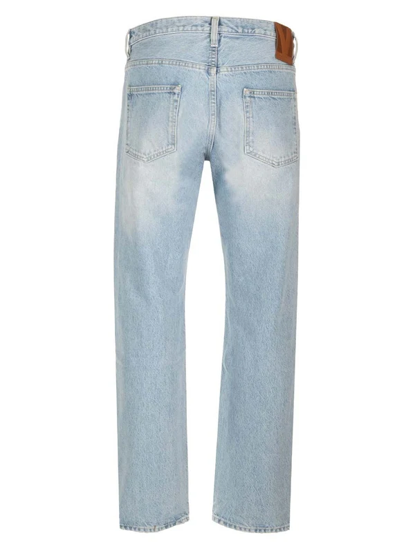 Stone Washed Denim Pants - Image 2