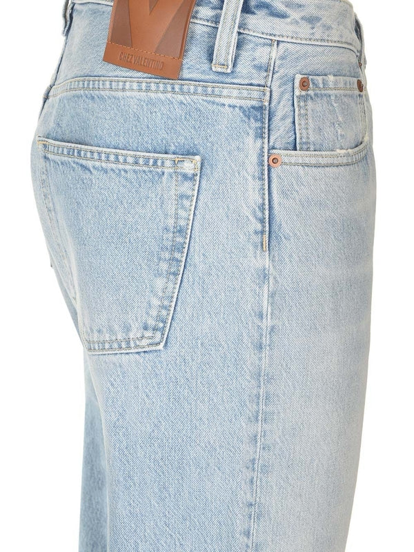 Stone Washed Denim Pants - Image 3