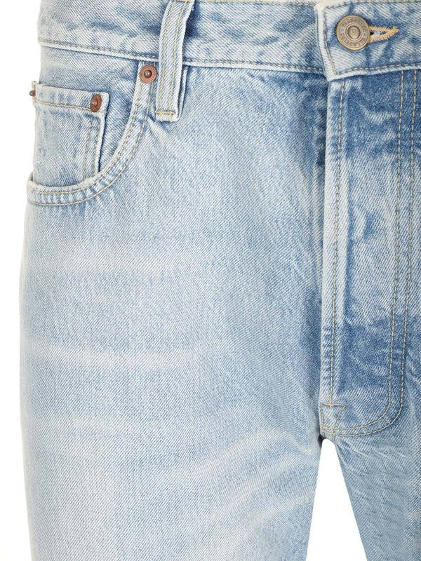 Stone Washed Denim Pants - Image 4