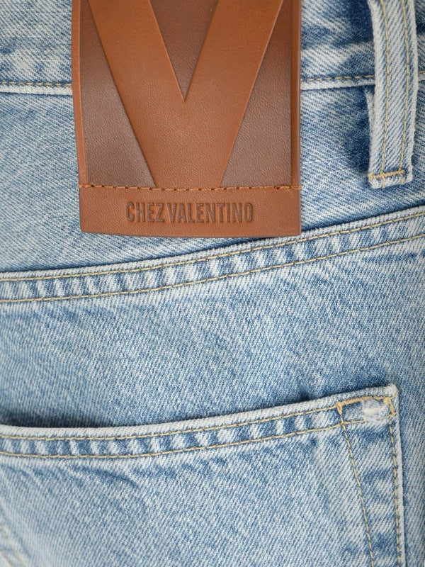 Stone Washed Denim Pants - Image 5