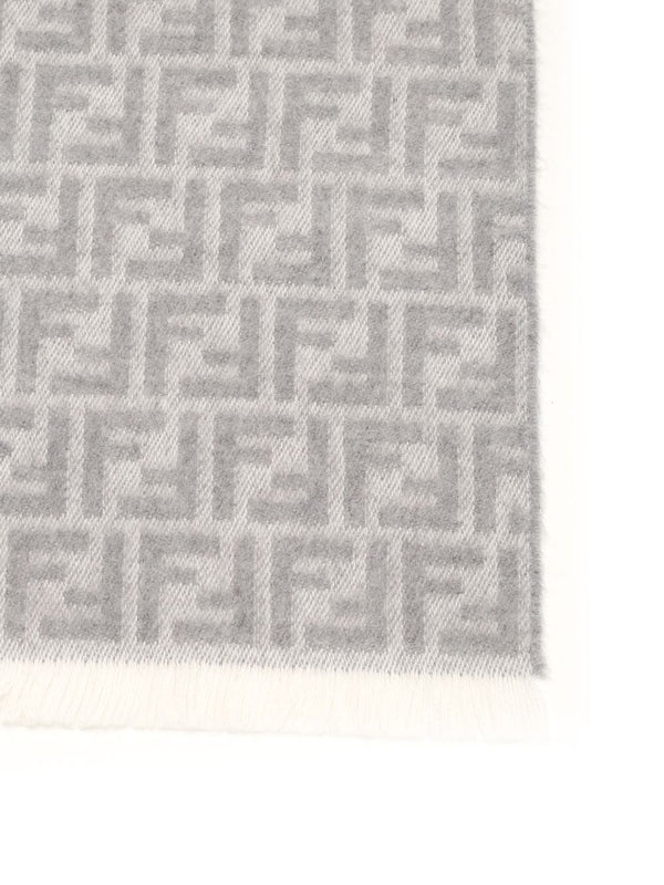 FF Wool Jacquard Muffler - Image 2