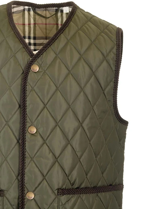 Diamond
  Quilted Nylon Vest - Image 4