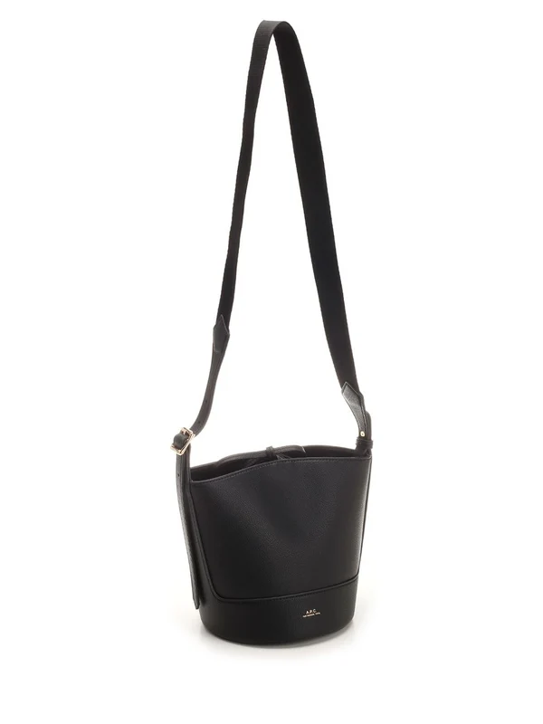 Ana Drawstring Faux Leather Shoulder Bag - Image 2