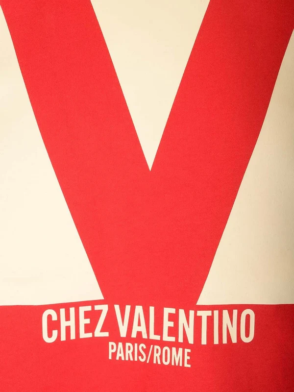 Chez Printed Cotton Short-sleeve T-shirt - Image 4