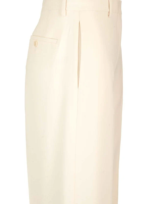 Fluid Crepe Casual Tailored Pants - Image 5