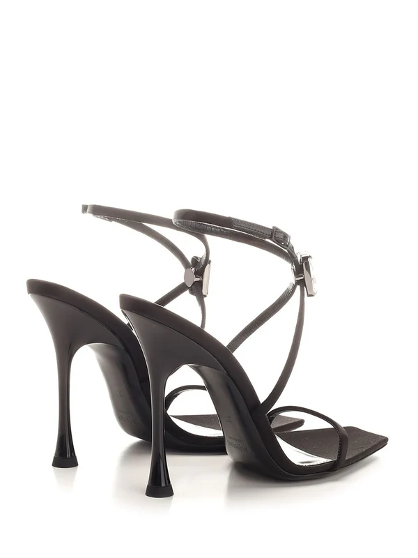 Harlow Satin Sandal Heel - Image 3