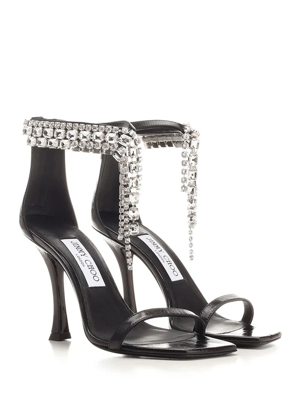 Verity Leather Sandal Heel - Image 2