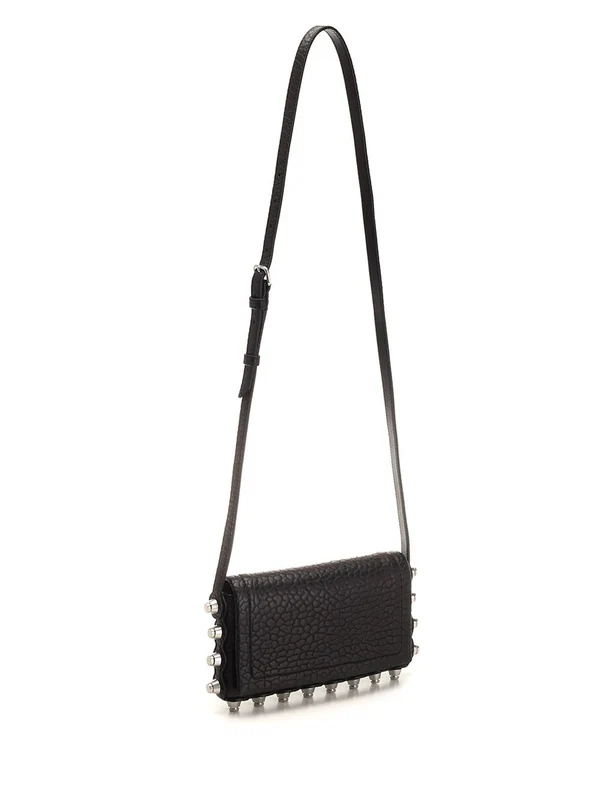Roz Studded Leather Shoulder Bag - Image 5