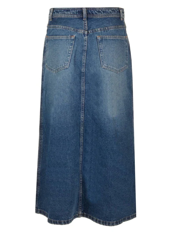 Georgia Denim Midi Skirt - Image 2