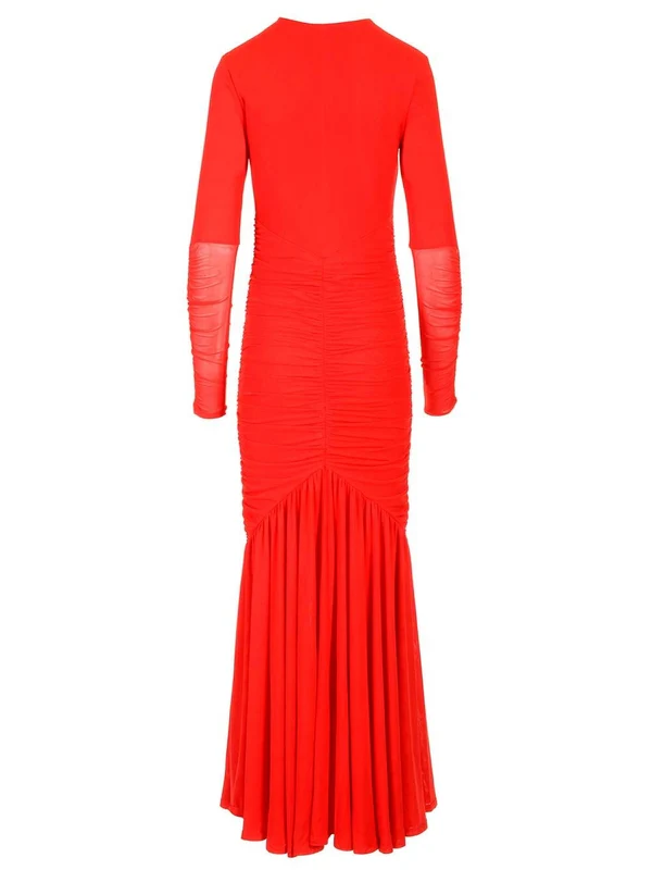 Pleated Long Dress - Image 2