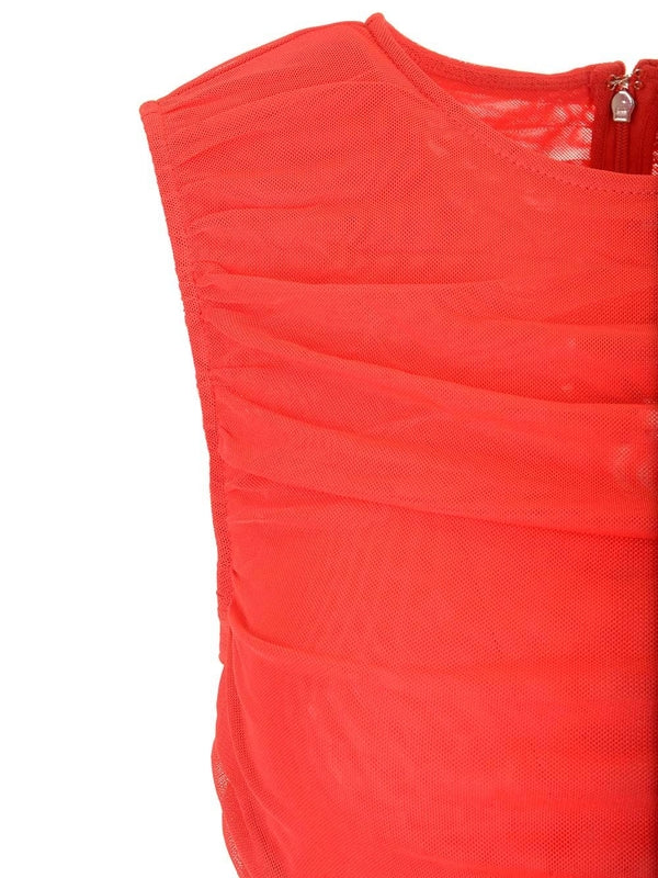 Ruffle Sleeveless Midi Dress - Image 5