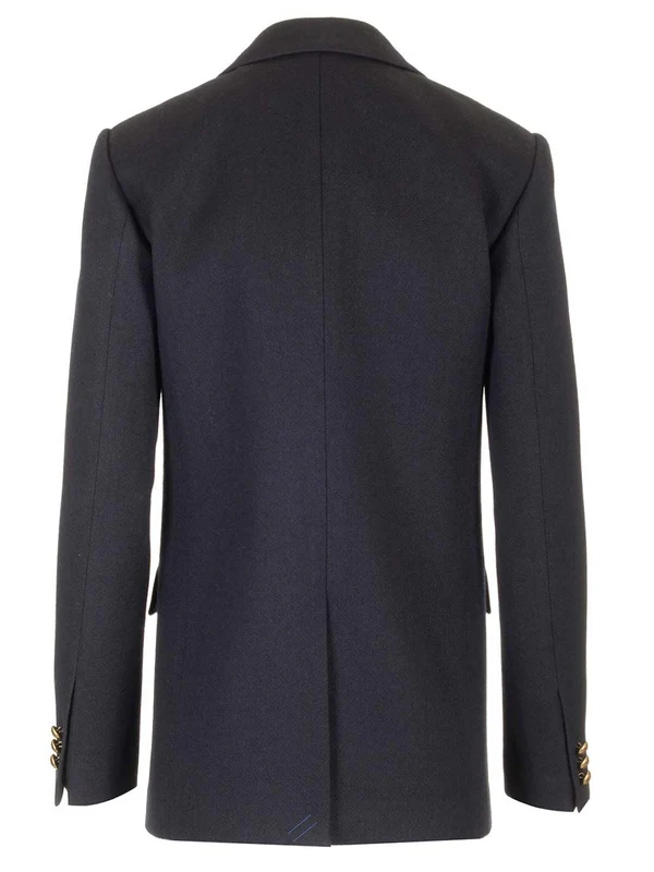 Double-breasted Wool Tailored Jacket - Image 2