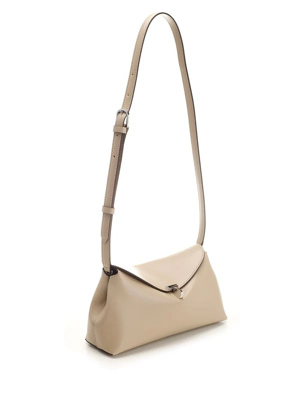 T Lock Leather Shoulder Bag - Image 2