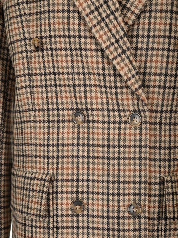Valentina Check Pattern Tailored Jacket - Image 5