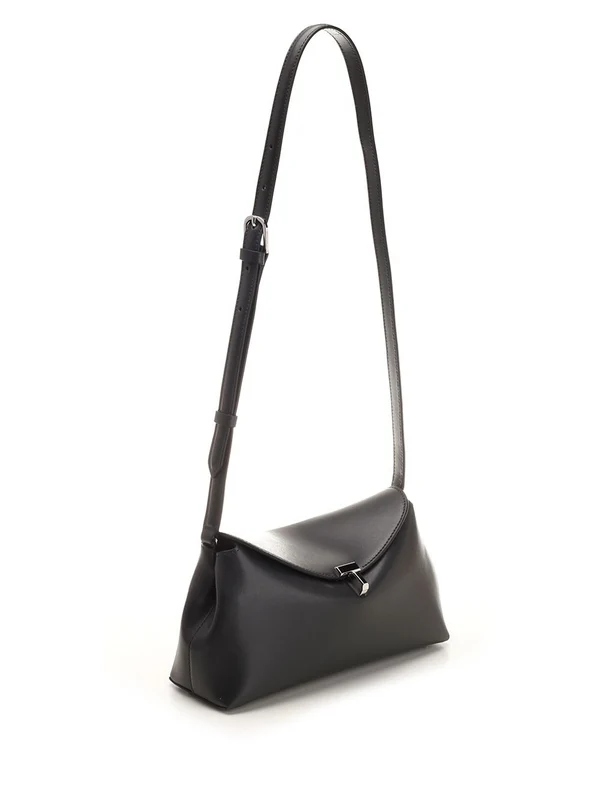 T Lock Leather Shoulder Bag - Image 2