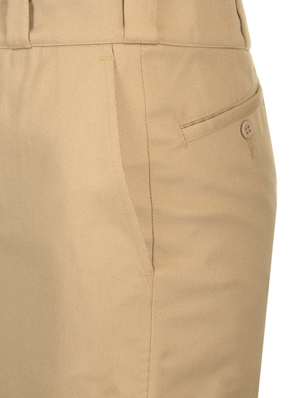 Cotton Gabardine Midi Skirt - Image 4