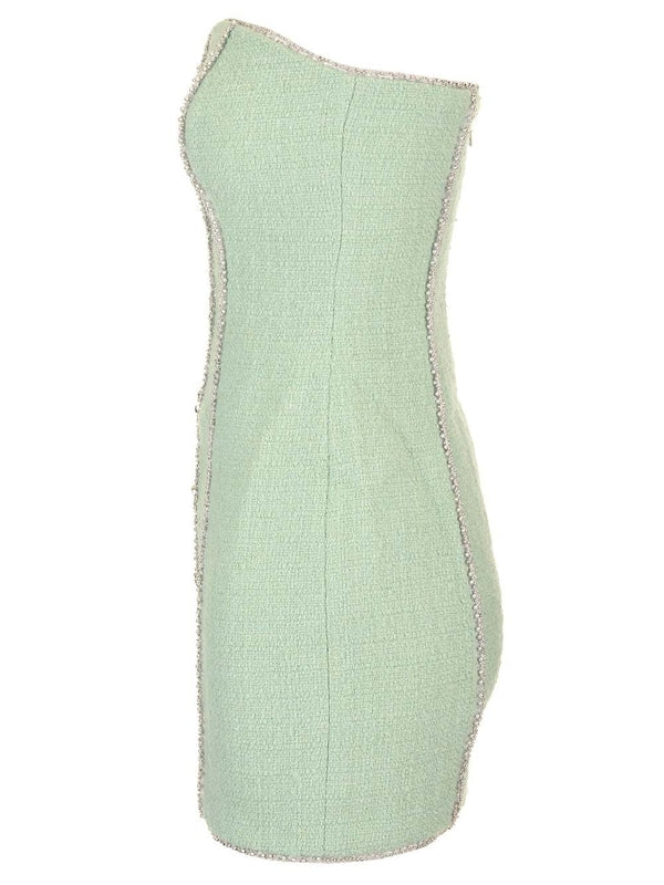 Textured Bouclé Mini Dress - Image 3