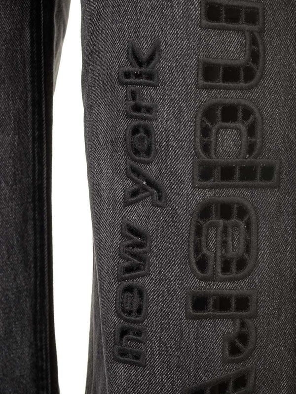 Alexanderwang Grey Denim Pants - Image 5