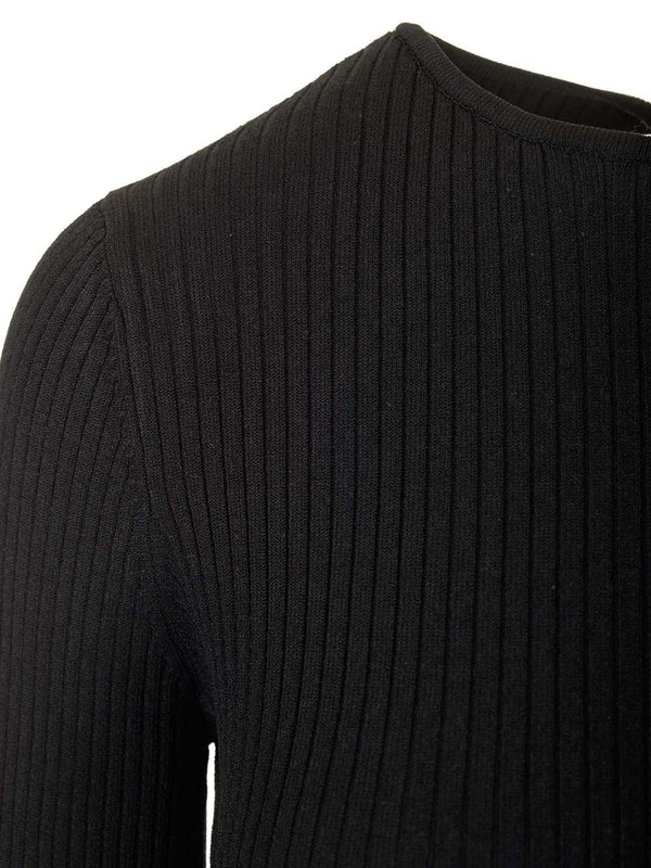 Rib Sweater Mini Dress - Image 4