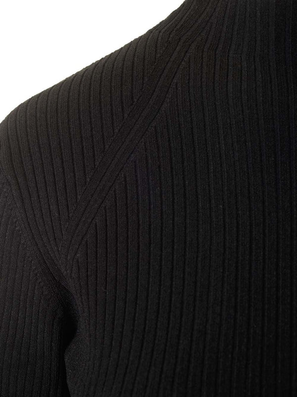 Flare Cuffs Rib Sweater - Image 4