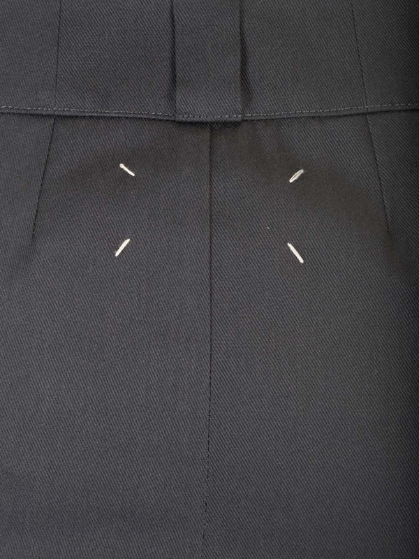 Cotton Gabardine Midi Skirt - Image 6