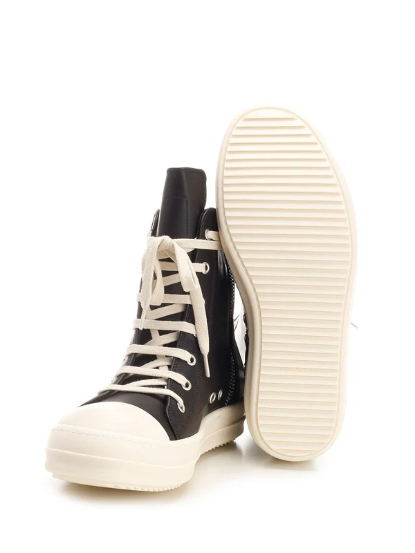 Leather High-top Sneakers - Image 5