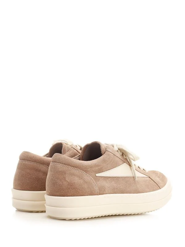 Vintage Leather Low-top Sneakers - Image 3