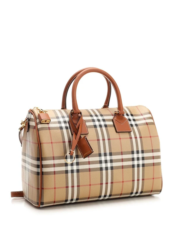 Bowling Check Pattern Tote Bag - Image 2