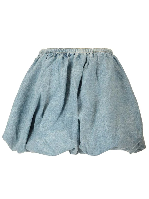 Balloon Denim Skirt - Image 2