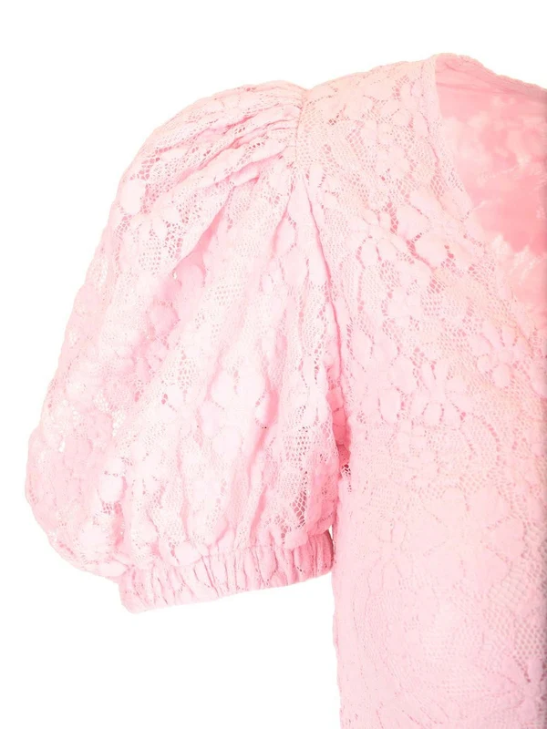 Lace Midi Dress - Image 4