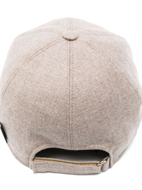 Logo Tab Wool Cashmere Ball Cap - Image 2