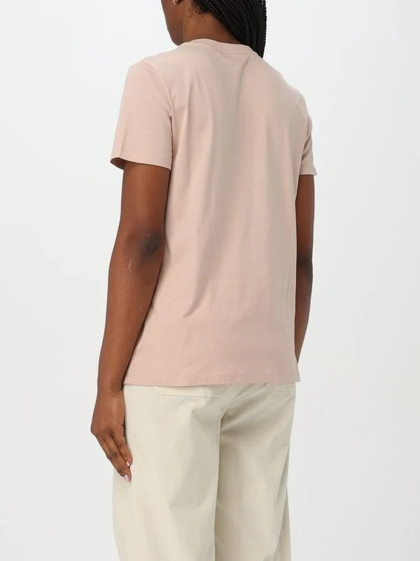 Papaia Logo Embroidery Cotton Short-Sleeve T-Shirt - Image 2